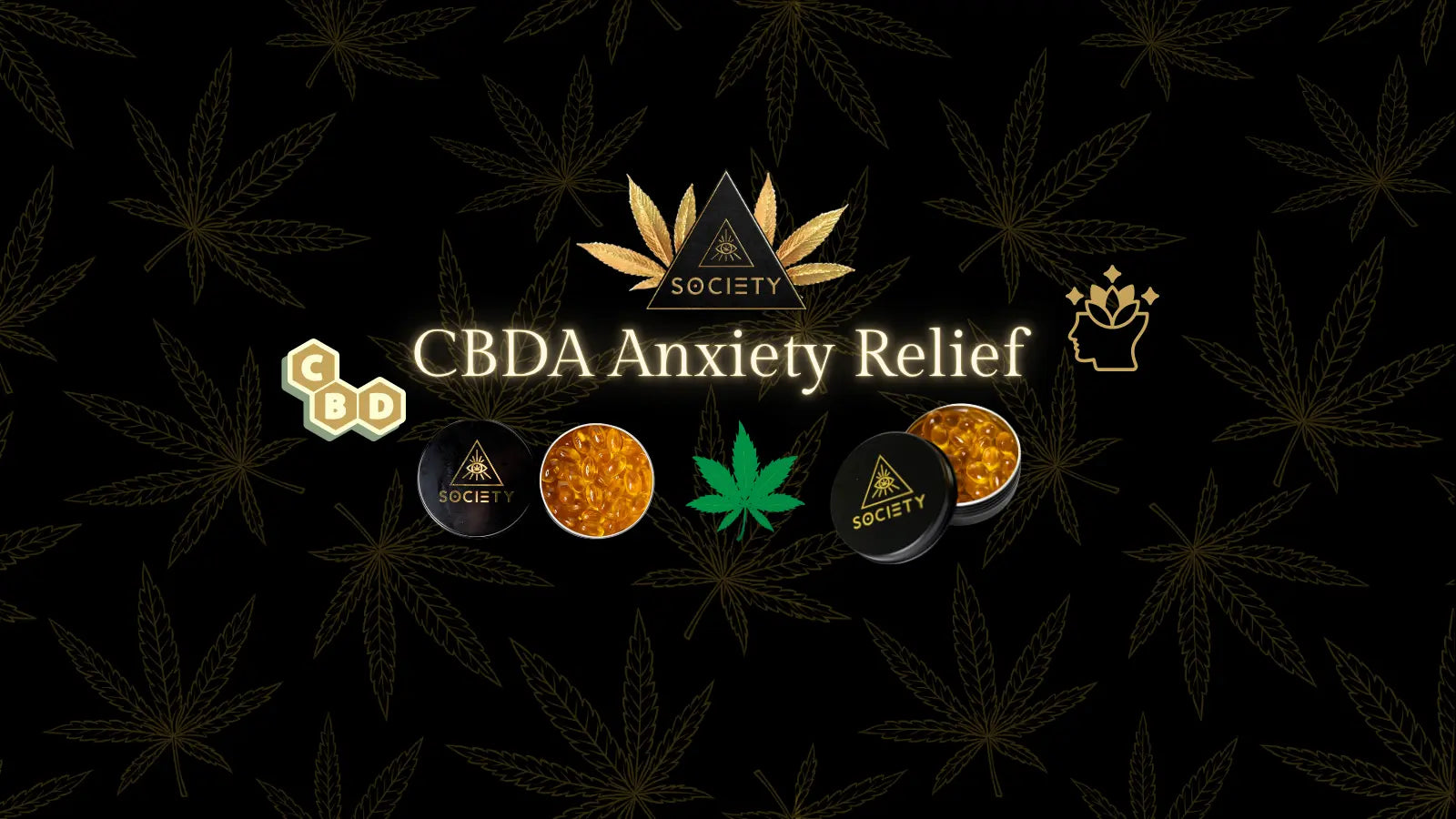 raw CBDA hemp extract capsules for anxiety relief