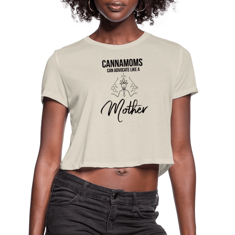 CannaMoms Can Advocate Like a Mother Women's Flowy Muscle Tank - dust