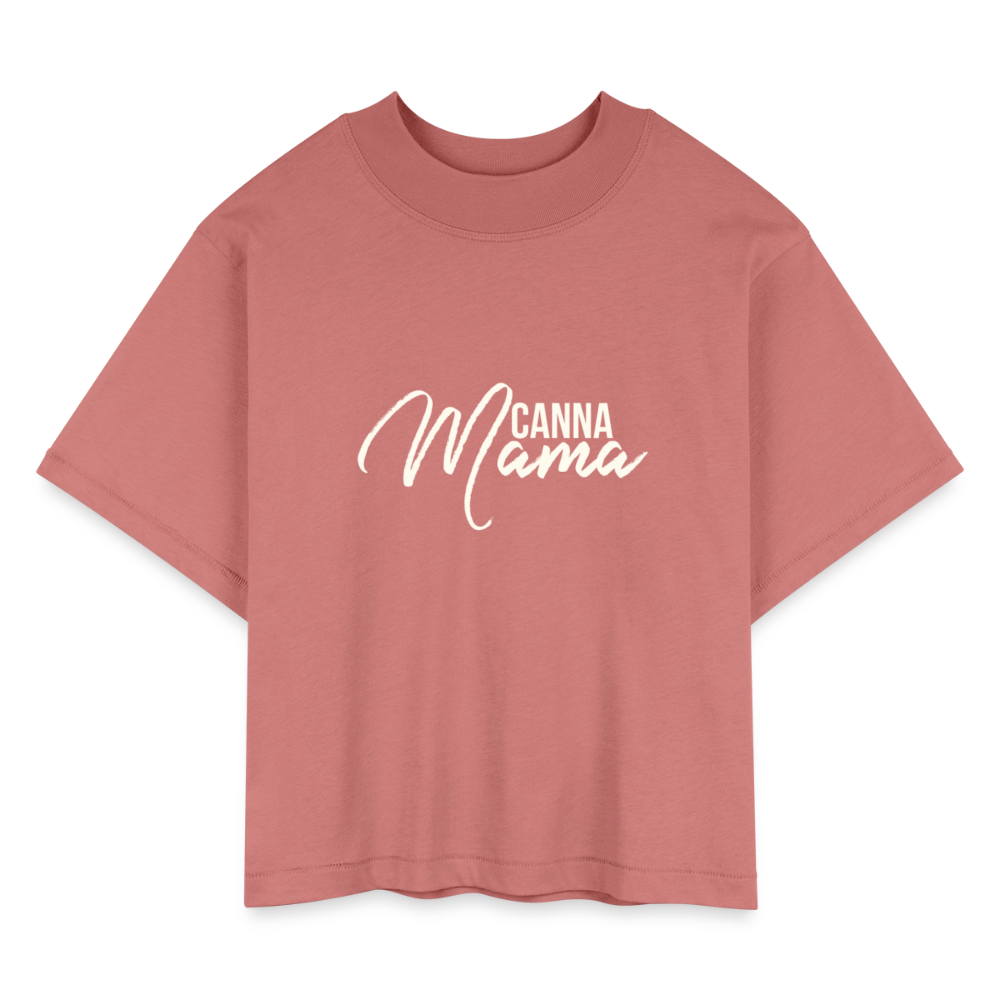 CannaMama Women's Crop t-shirt - mauve