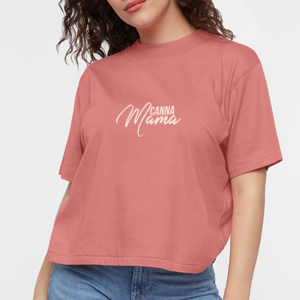 CannaMama Women's Crop t-shirt - mauve