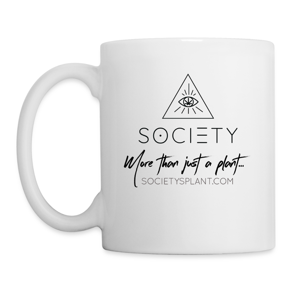 Society Geo Arrow - More than just a plant Coffee/Tea Mug - white