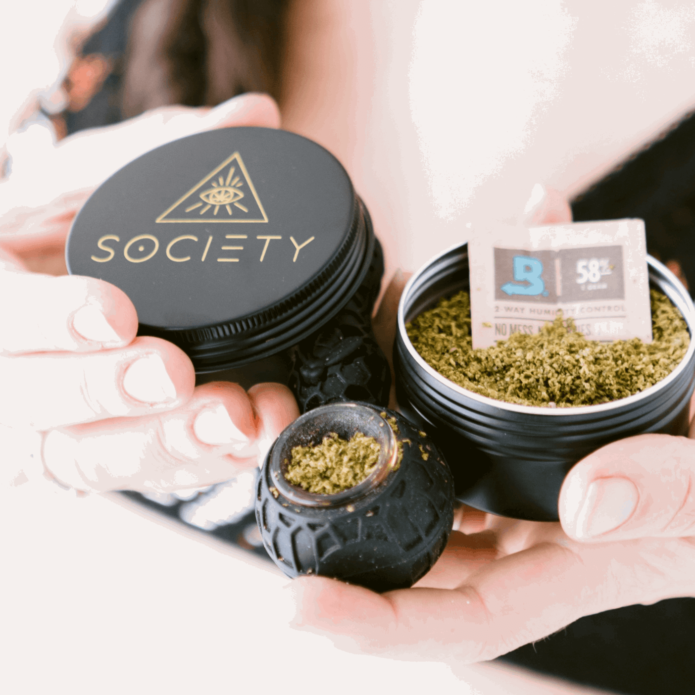 Smokeable Herbs Hemp_flower_preground_CBD_Societys_Plant