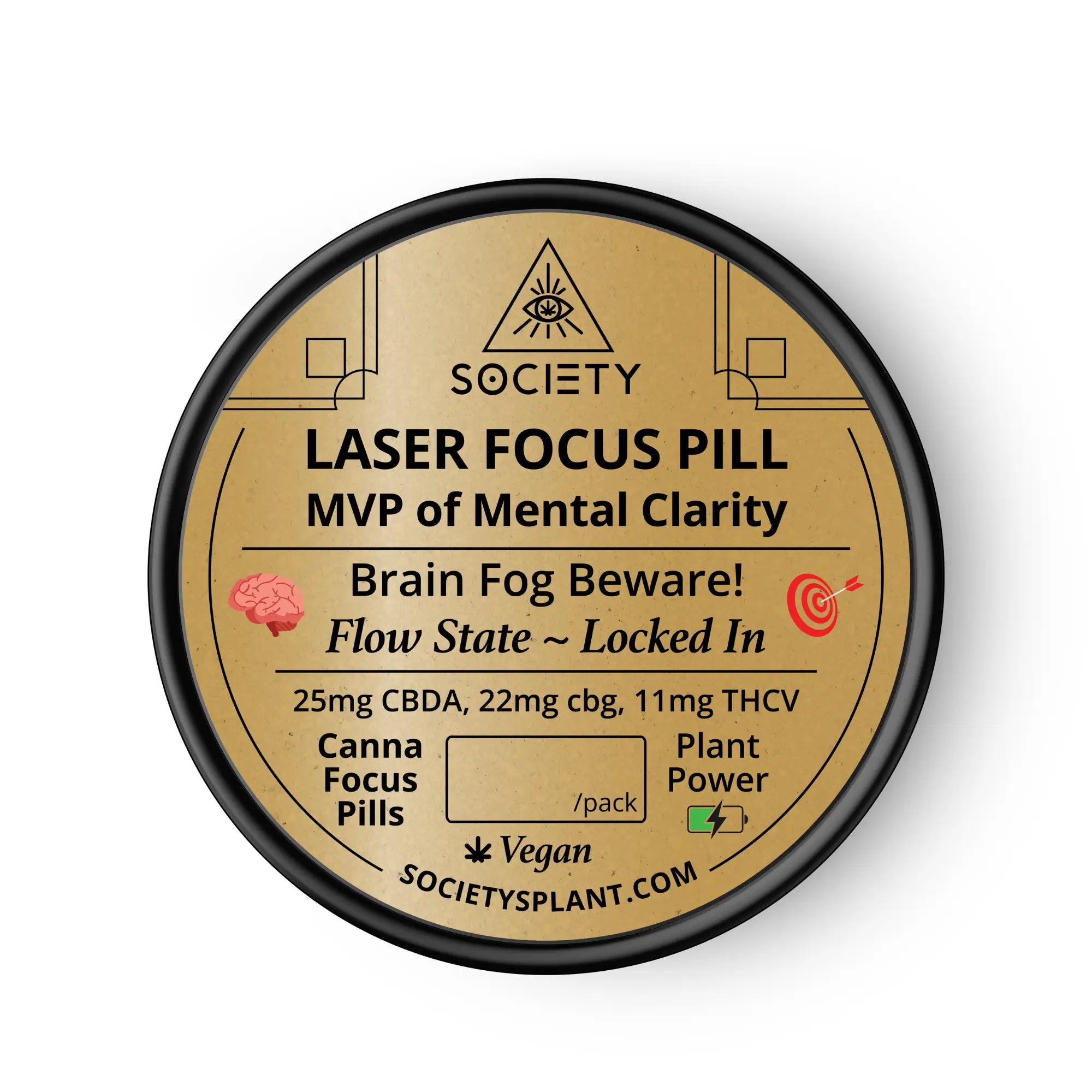 Laser Focus Pill - THCV + CBDA Softgel