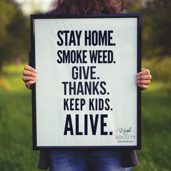 Parents Quarantine Tasks include Smoking Weed