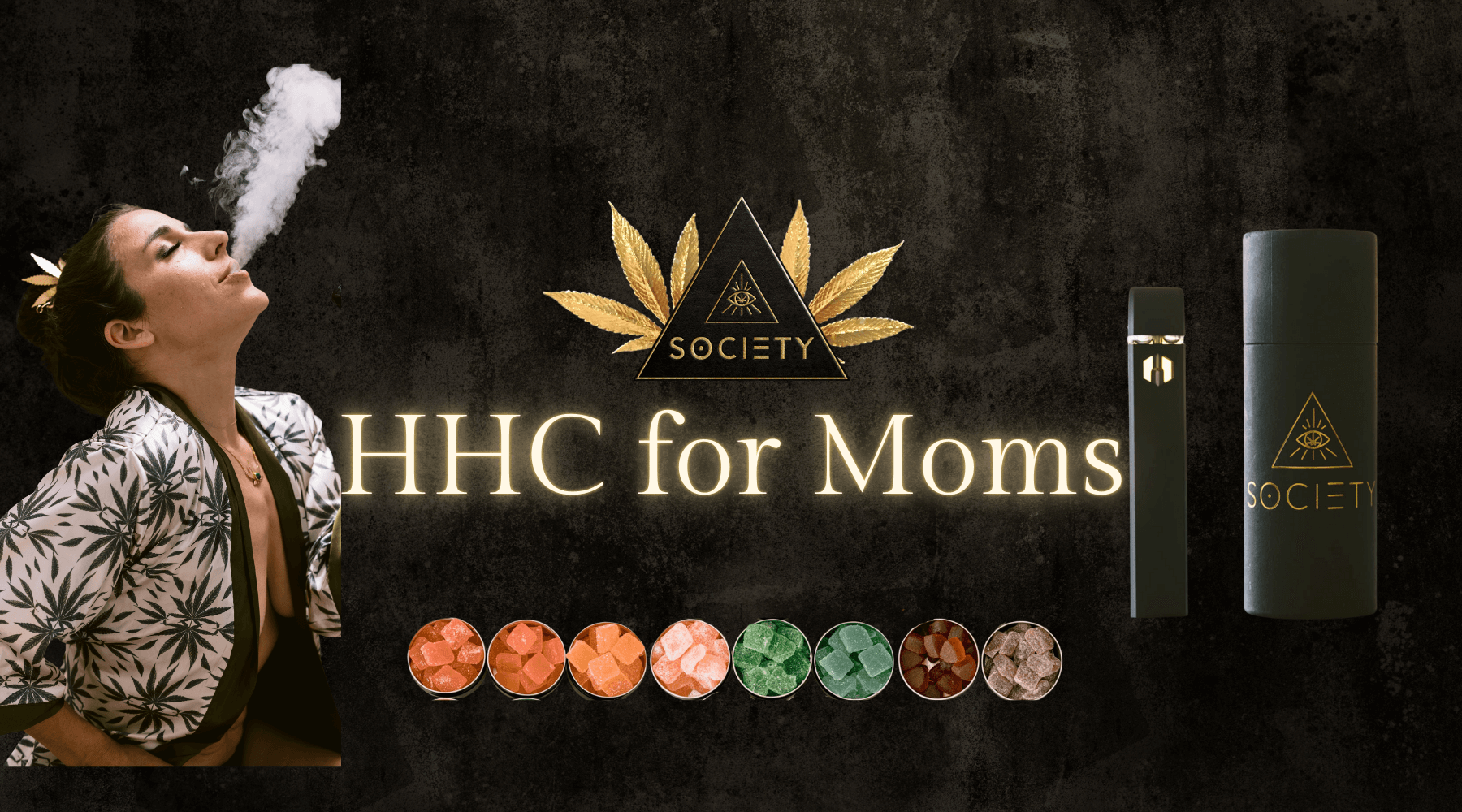 HHC Gummies and Pens for Moms
