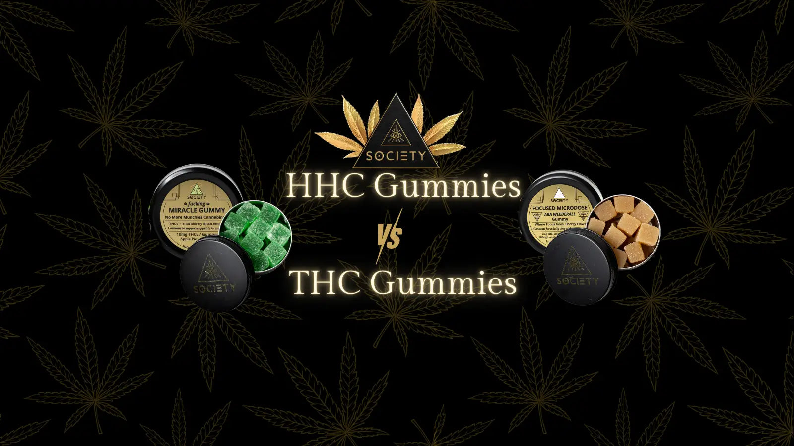 HHC vs THC Gummies