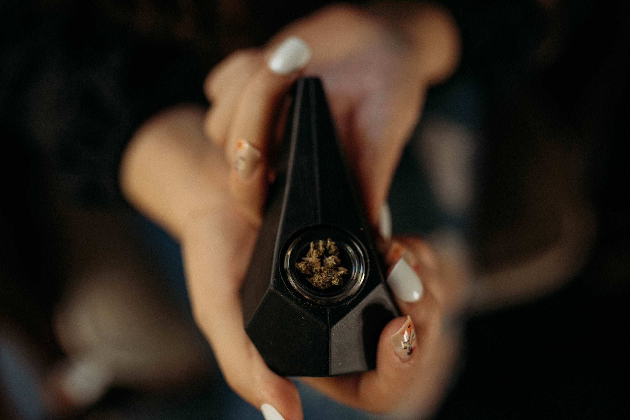 Geometric Weed Pipe - Silicone