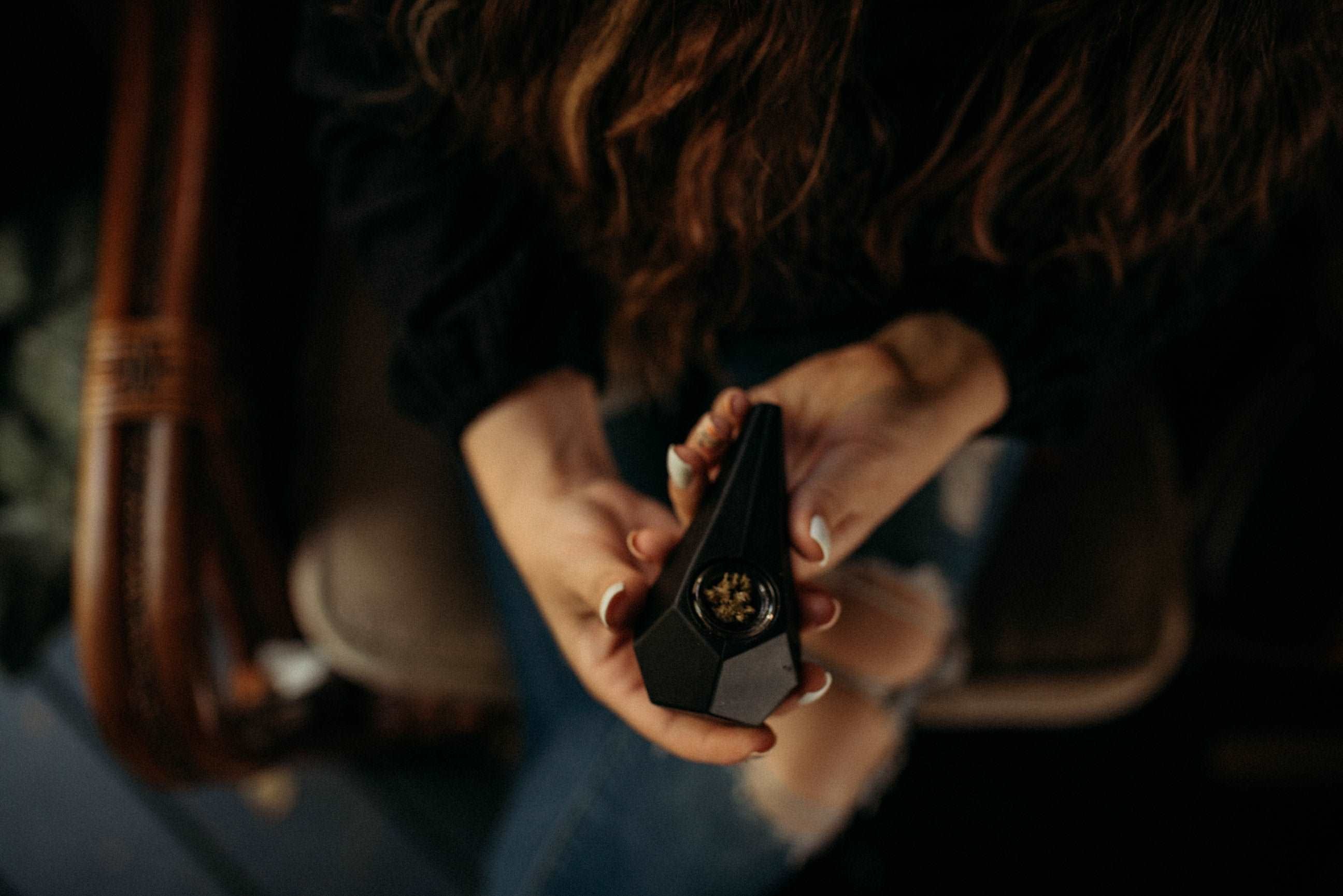 Geometric Weed Pipe - Silicone