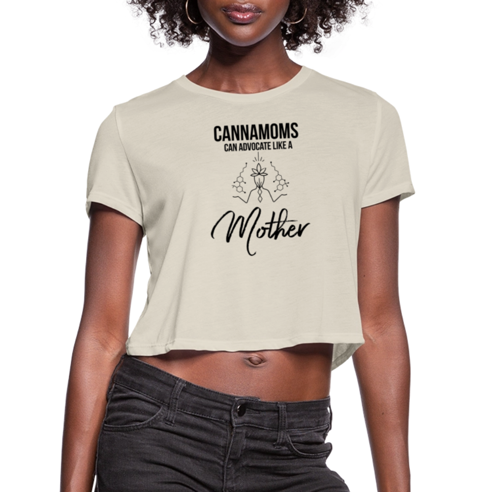 CannaMoms Can Advocate Like a Mother Women's Flowy Muscle Tank - dust