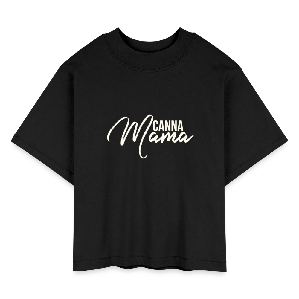 CannaMama Women's Crop t-shirt - black