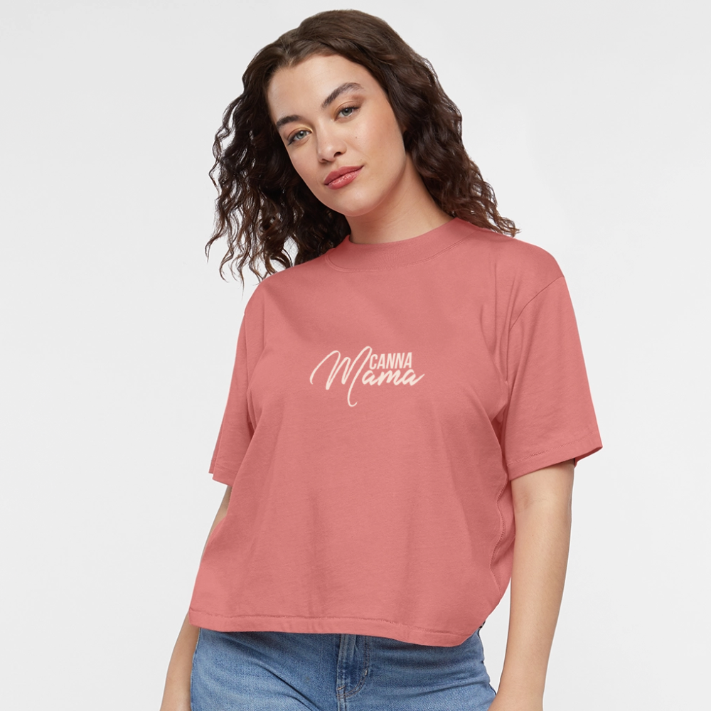 CannaMama Women's Crop t-shirt - mauve