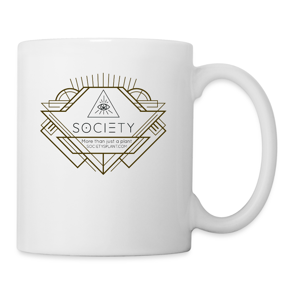 Society Geo Arrow - More than just a plant Coffee/Tea Mug - white