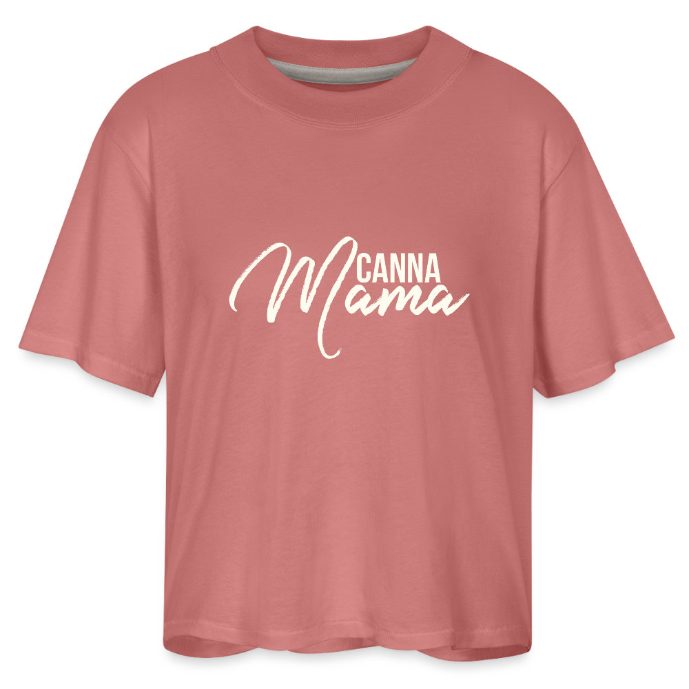CannaMama Women's Crop t-shirt - mauve