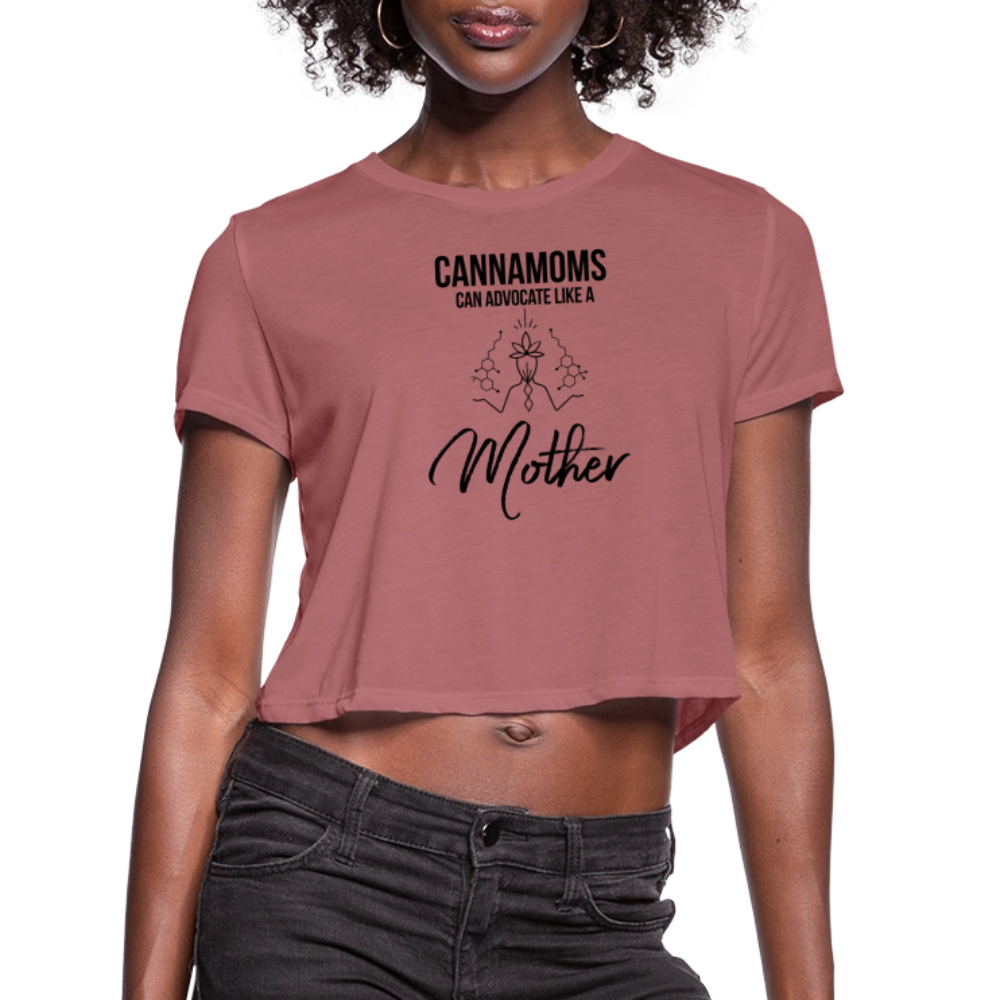 CannaMoms Can Advocate Like a Mother Women's Flowy Muscle Tank - mauve