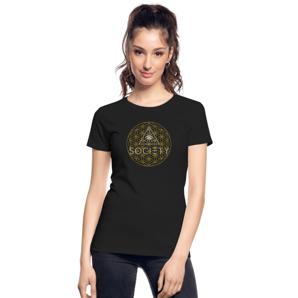 Flower of Life Women’s Premium Organic T-Shirt - black