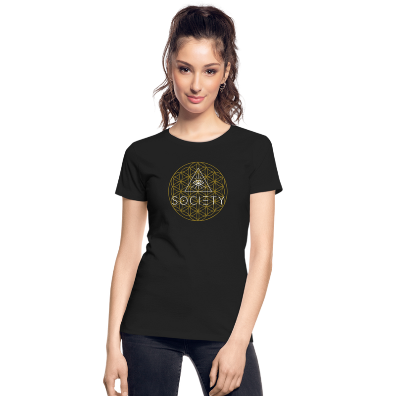 Flower of Life Women’s Premium Organic T-Shirt - black