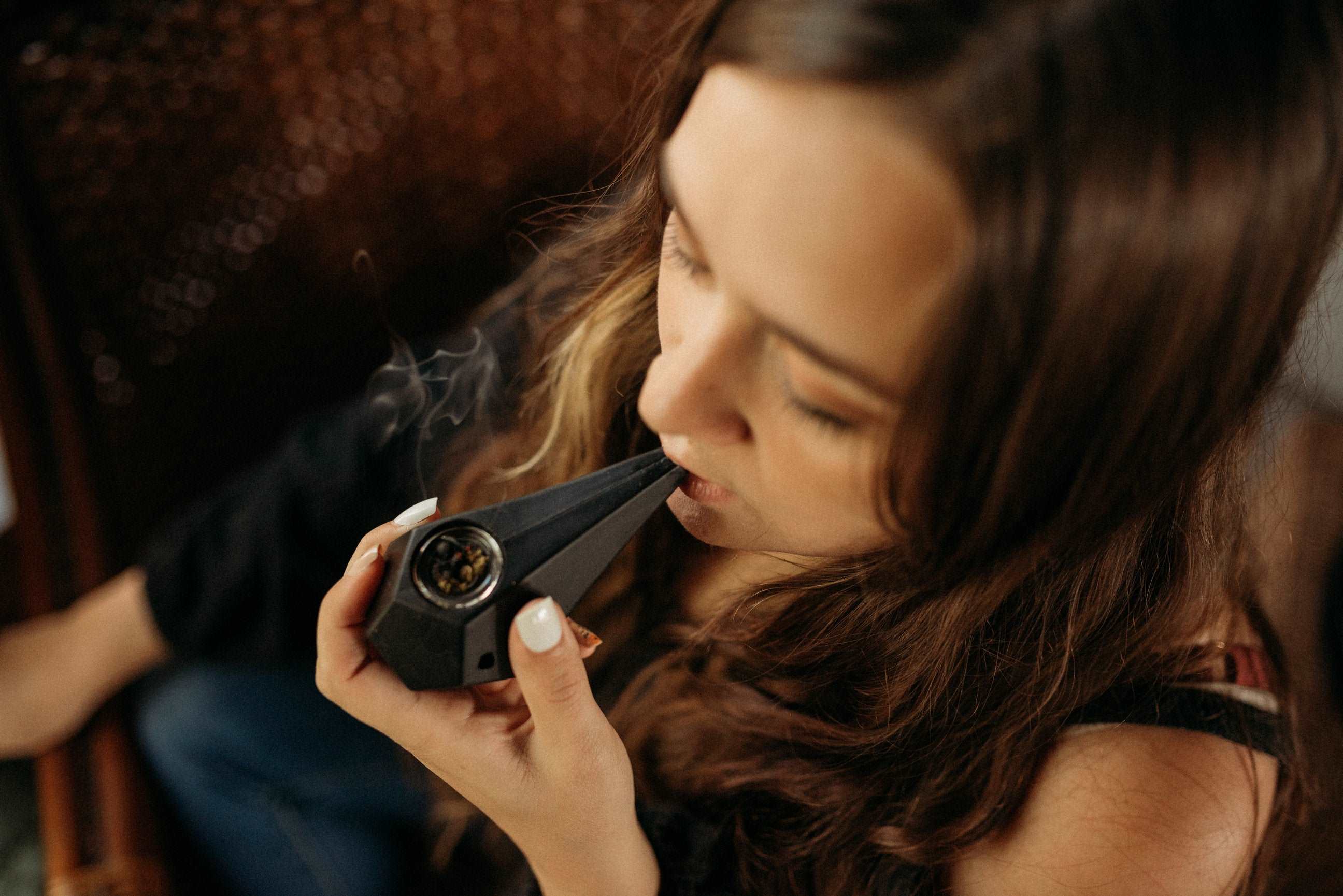 Geometric Weed Pipe - Silicone