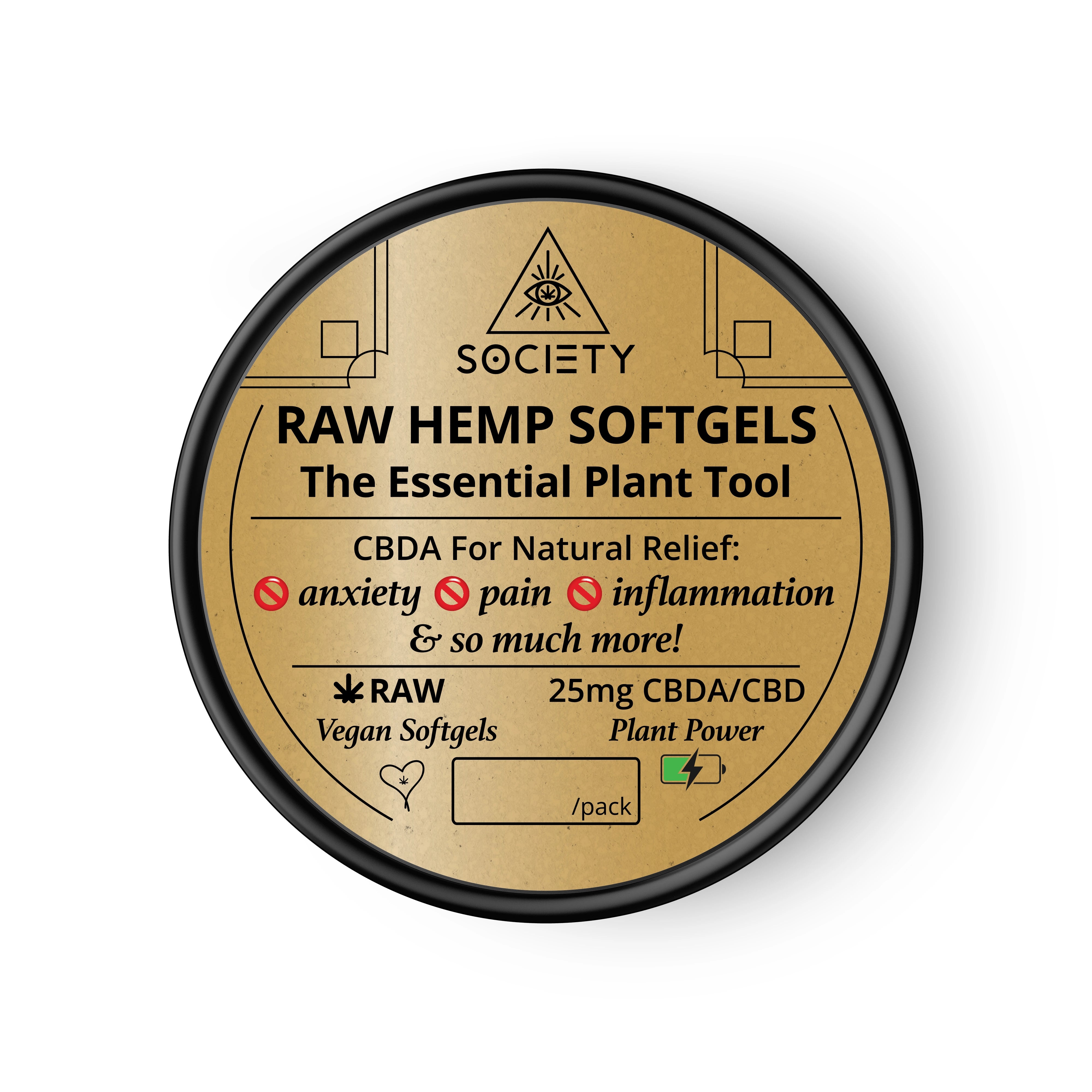 Raw CBDA + CBD Softgels