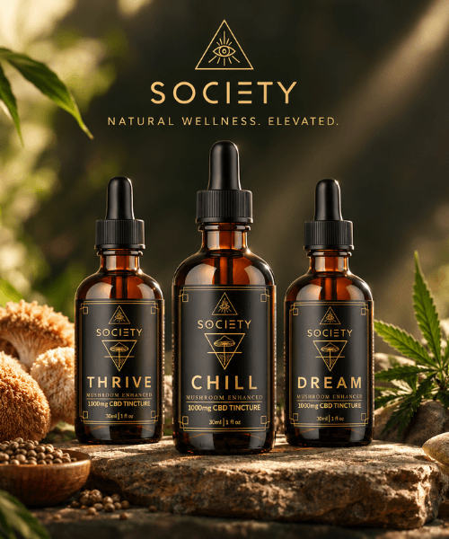 CBD & Mushroom Tincture Trio