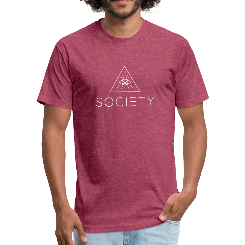 Men's SOCIETY Fitted Cotton/Poly T-Shirt by Next Level - Society