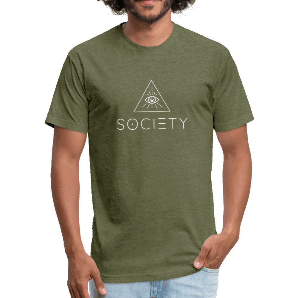 Men's SOCIETY Fitted Cotton/Poly T-Shirt by Next Level - Society