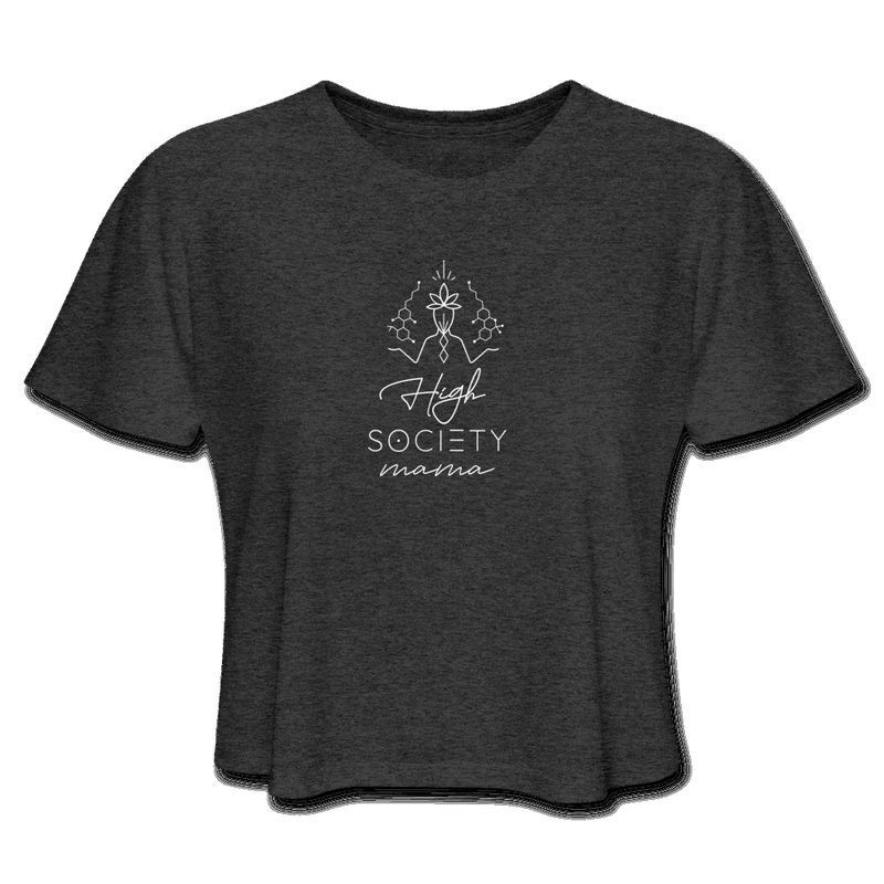 High Society Mama Balanced Women's Cropped T-Shirt - Society