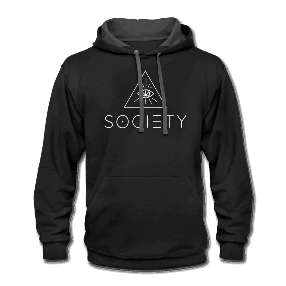 SOCIETY - Contrast Unisex Hoodie - Society