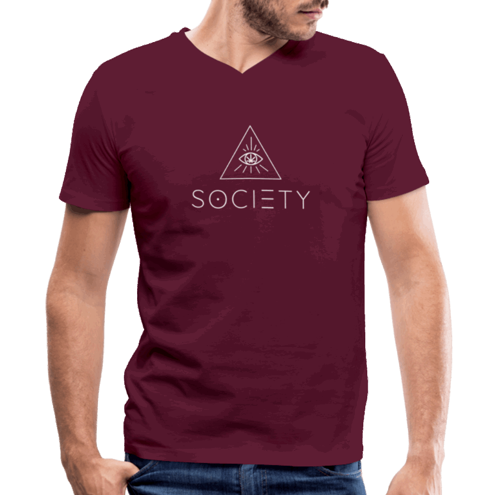 SOCIETY - Men's V-Neck T-Shirt - Society