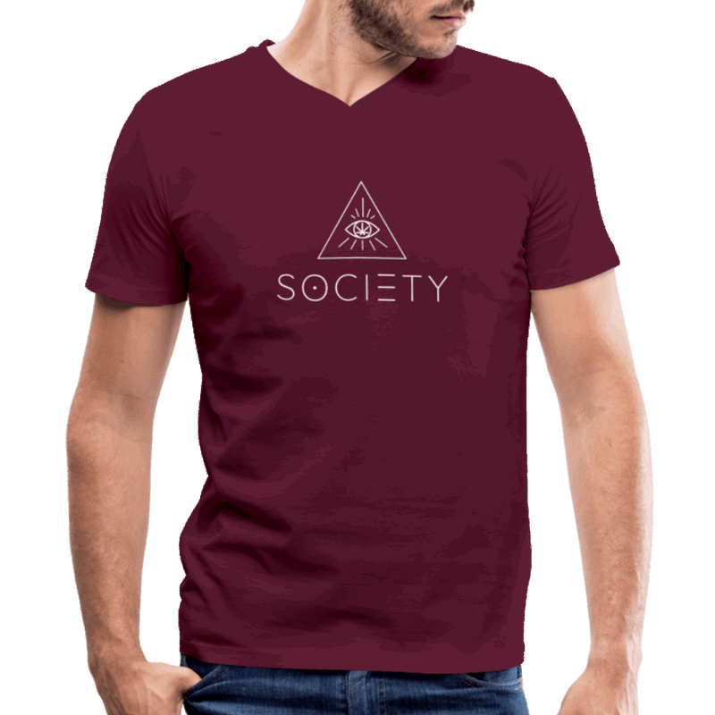 SOCIETY - Men's V-Neck T-Shirt - Society