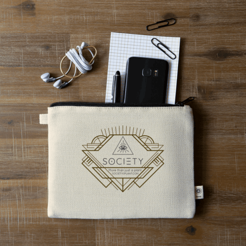 Society Geo Arrow Hemp Carry All Pouch - Society