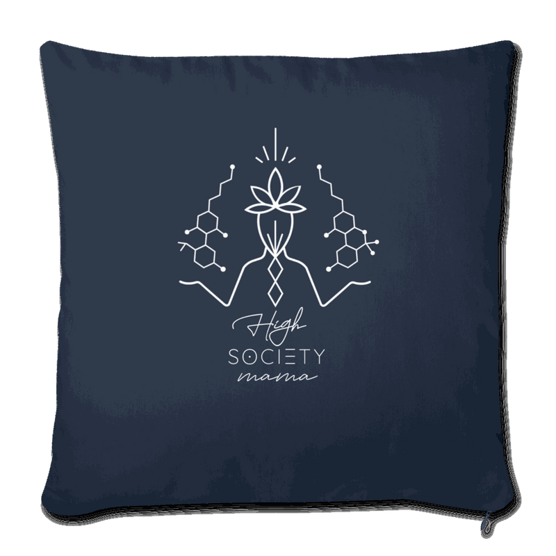 Balanced CBD - THC - Throw Pillow Cover 18” x 18” - Society