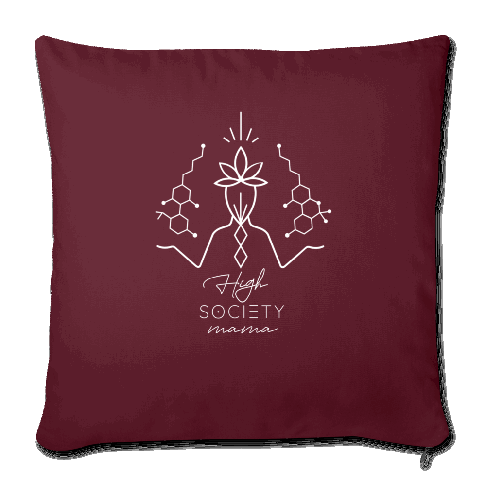 Balanced CBD - THC - Throw Pillow Cover 18” x 18” - Society