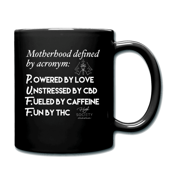 Motherhood Acronym: PUFF High Society Mama Mug - Society