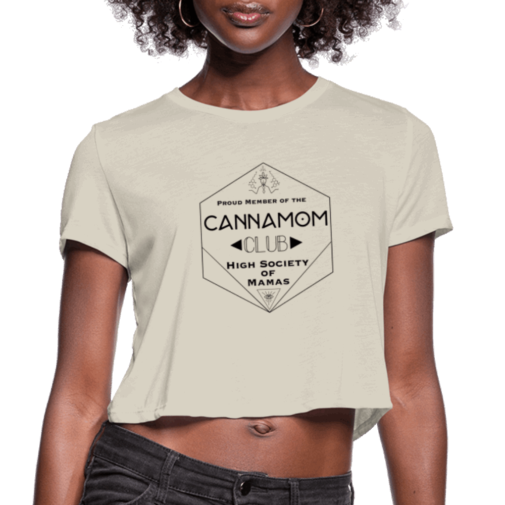 CannaMom Club Hexagon Cropped T-Shirt - Society