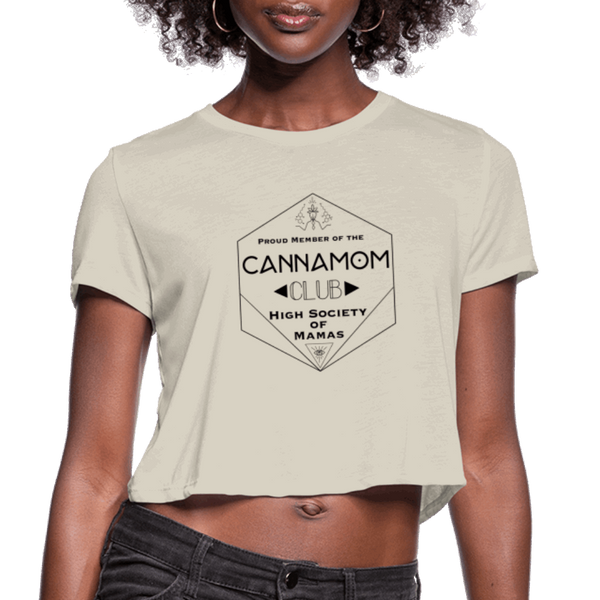 CannaMom Club Hexagon Cropped T-Shirt - Society
