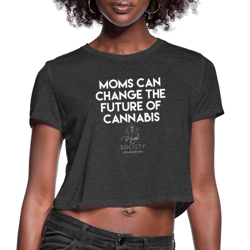 Moms Change the Future Women's Cropped T-Shirt - Society