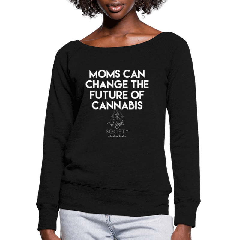 Moms Change Future Women's Wideneck Sweatshirt - Society