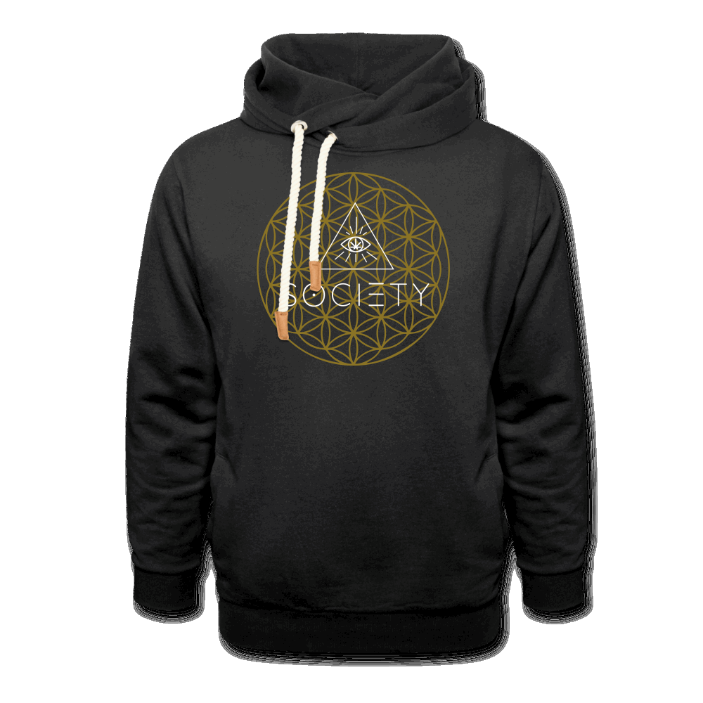 SOCIETY Flower of Life Shawl Collar Hoodie - Society