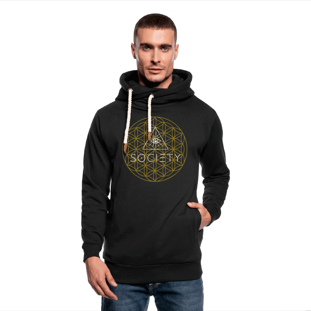 SOCIETY Flower of Life Shawl Collar Hoodie - Society