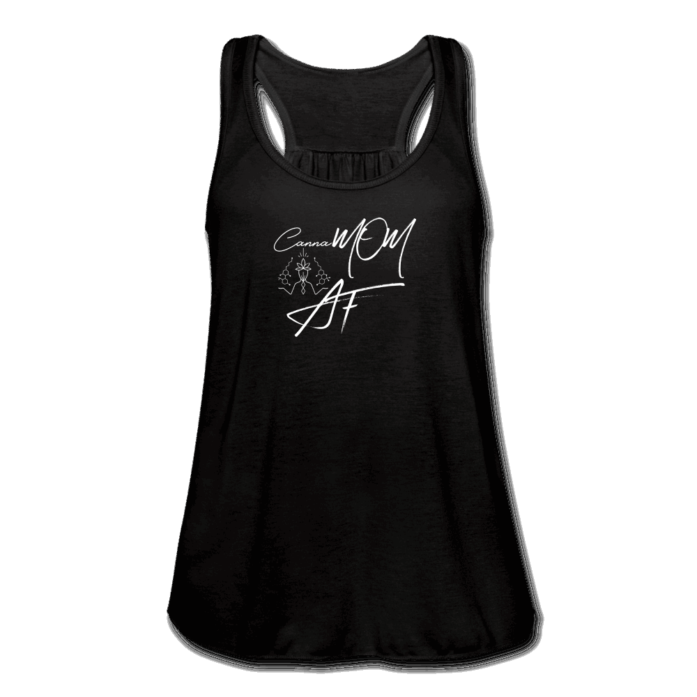 CannaMom AF Women's Flowy Tank Top by Bella - Society