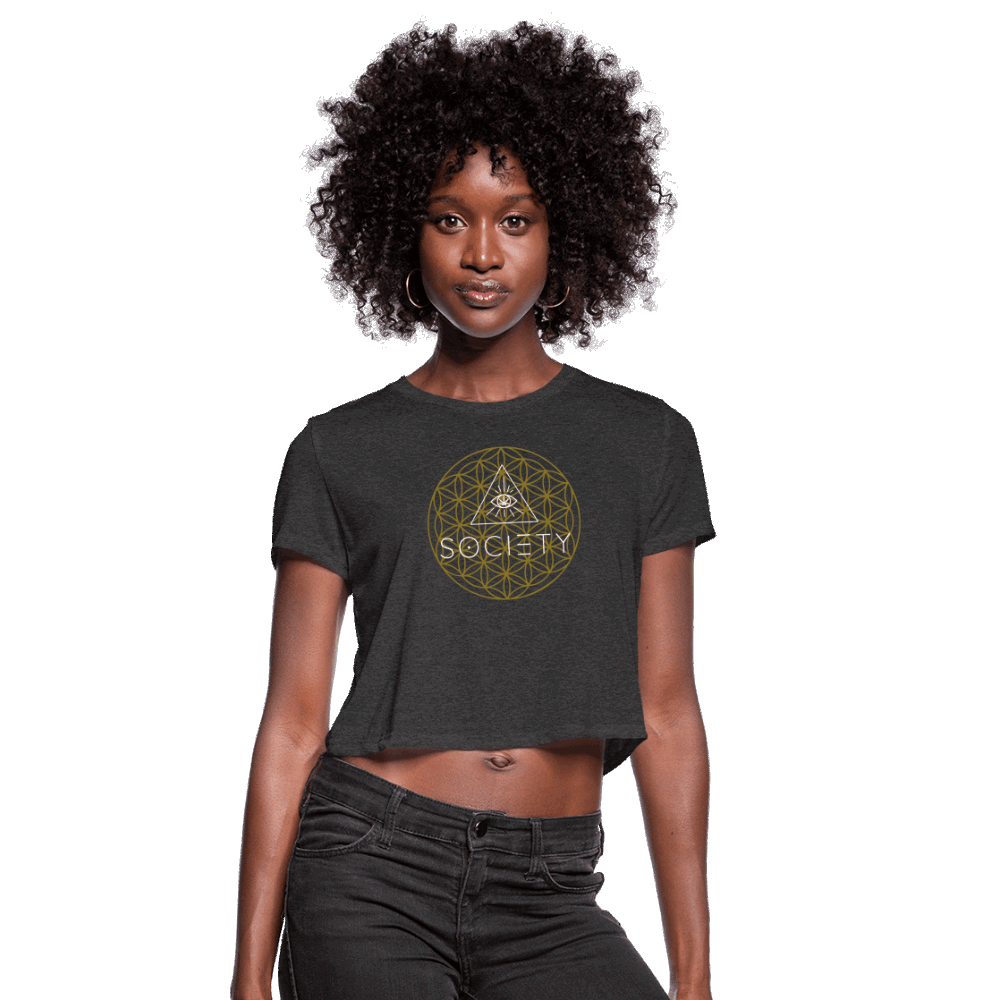 Flower of Life Women's Cropped T-Shirt - Society