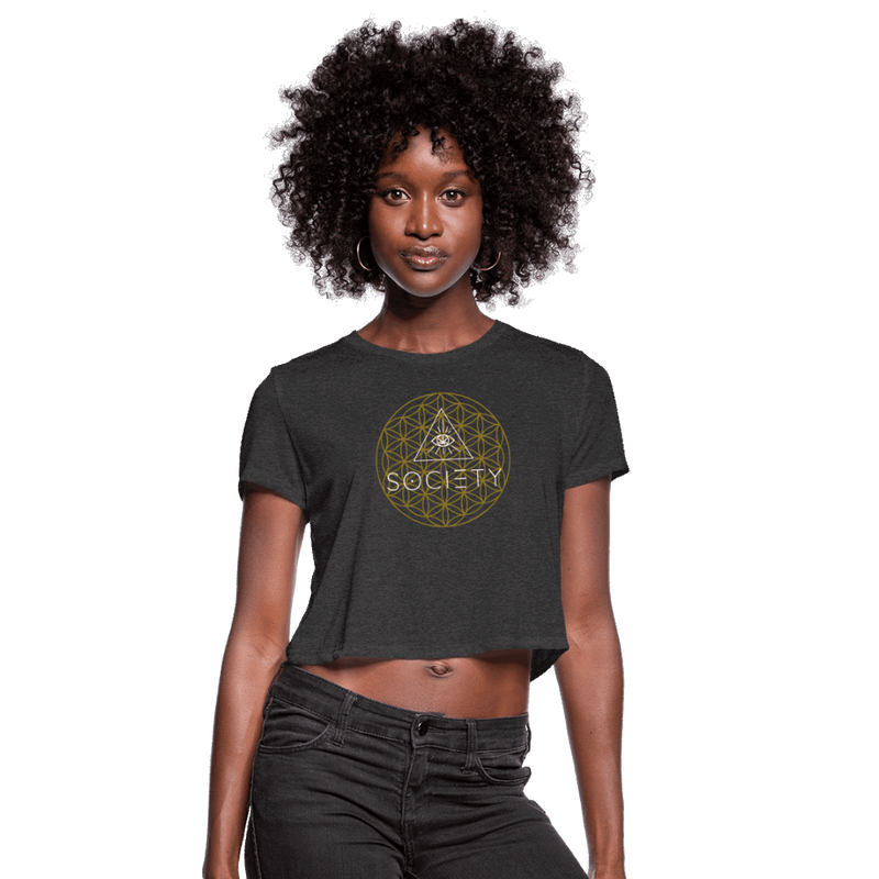 Flower of Life Women's Cropped T-Shirt - Society