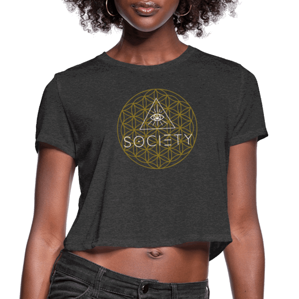 Flower of Life Women's Cropped T-Shirt - Society