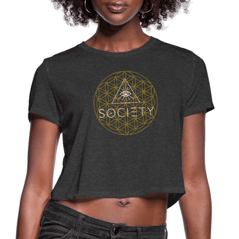 Flower of Life Women's Cropped T-Shirt - Society