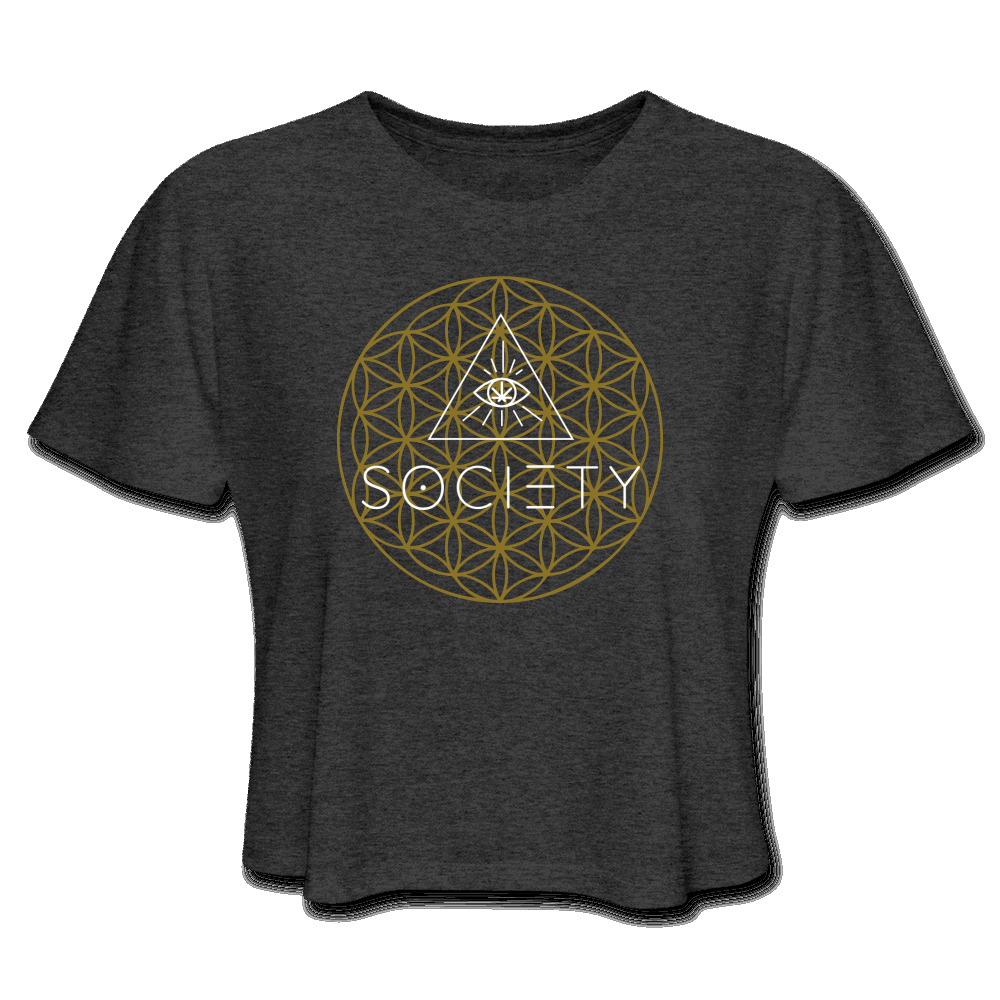 Flower of Life Women's Cropped T-Shirt - Society