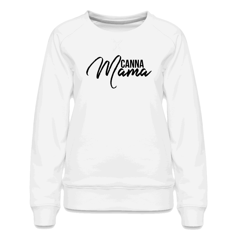 CannaMama High Society of Mamas Women’s Sweatshirt - white