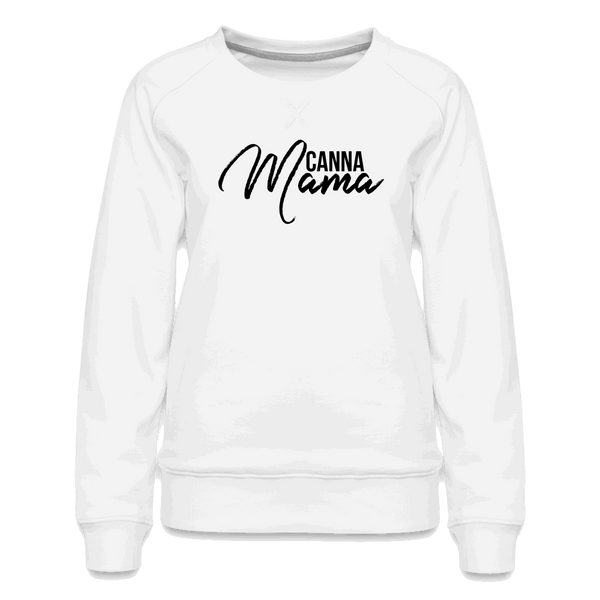 CannaMama High Society of Mamas Women’s Sweatshirt - white