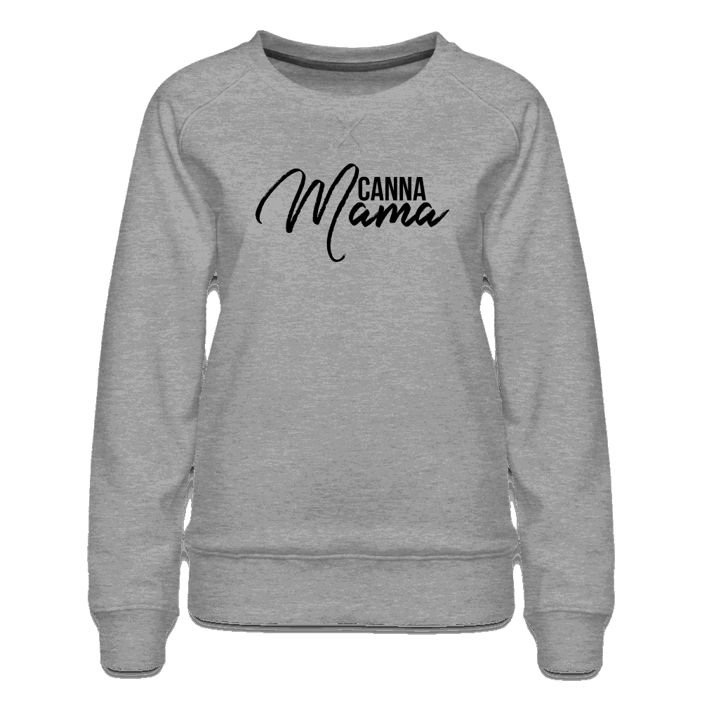 CannaMama High Society of Mamas Women’s Sweatshirt - heather grey